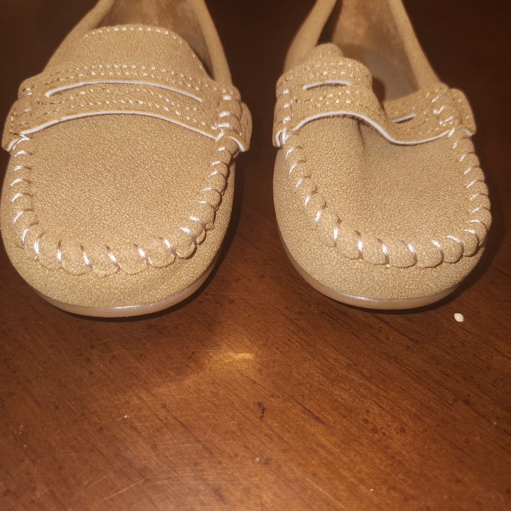 Tan Moccasin Penny Loafers Toddler Size 7